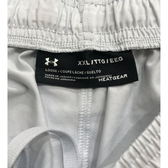 Under Armour Heatgear Mens 2XL Gray Athletic Shorts with Pockets - Picture 3 of 6